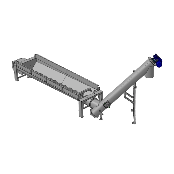 Vis en acier inoxydable AISI316 pour gestion des déchets alimentaires des cuisines industrielles de navires